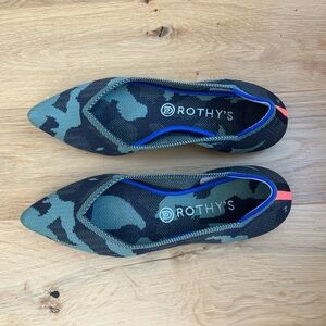 Rothy’s Points - Olive Camo *EUC*